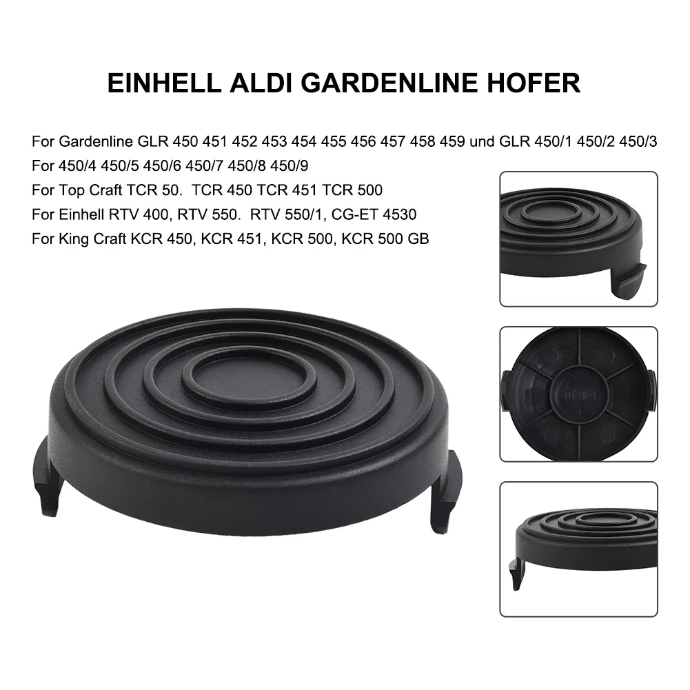 Пластиковая крышка катушки для Einhell CG-ET 4530 RTV/400 RTV/550 RTV 550/1, крышка катушки триммера, запасные части для косилки