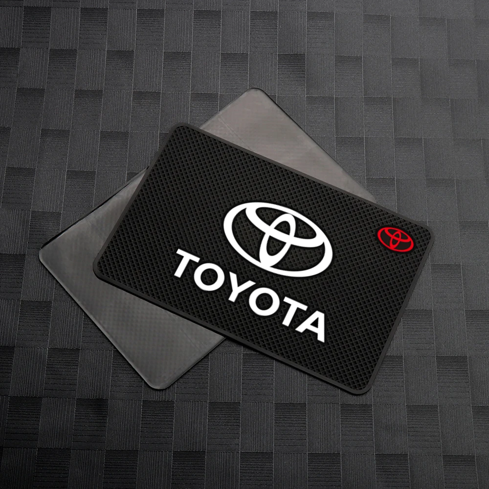1 шт., нескользящий Силиконовый коврик для салона автомобиля Toyota wildlander C-HR GR Sport Vios Izoa Yaris Prius