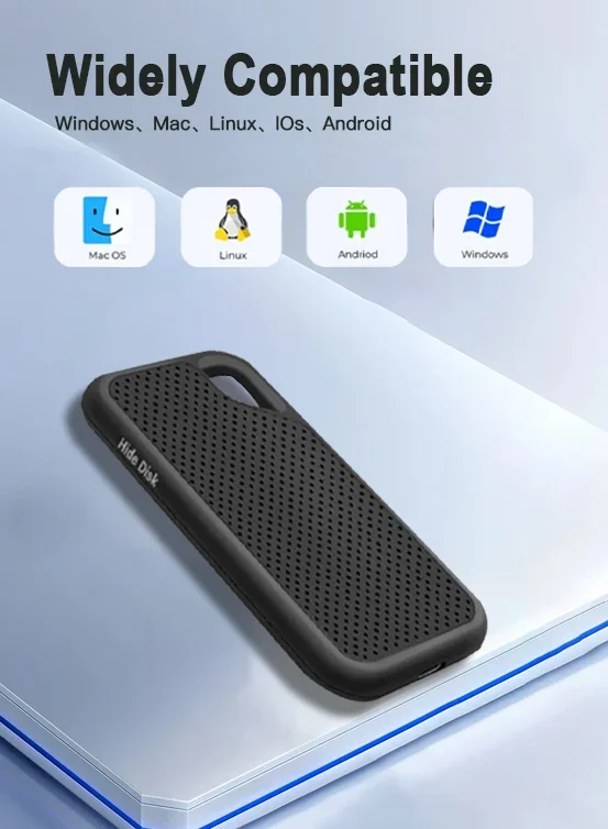 Xiaomi MIJIA E61 Портативный оригинальный SSD 1 ТБ Жесткий диск 2 ТБ Внешний SSD Type-C USB 3.1 M.2 для ноутбукателефонаmac Флэш-диска (art.: 3920c8f8bcf61) - 3920c8f8bcf61