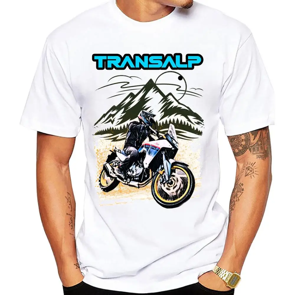 Футболка Transalp XL750 VS HONDACB750 Hornet для езды на горном мотоцикле, мужские повседневные топы с коротким рукавом для мальчиков, японская модель