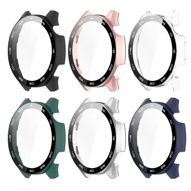Y8AD Интегрированный экран Bumper & Plant Protective Case Case Case для Watch GT5 46 мм