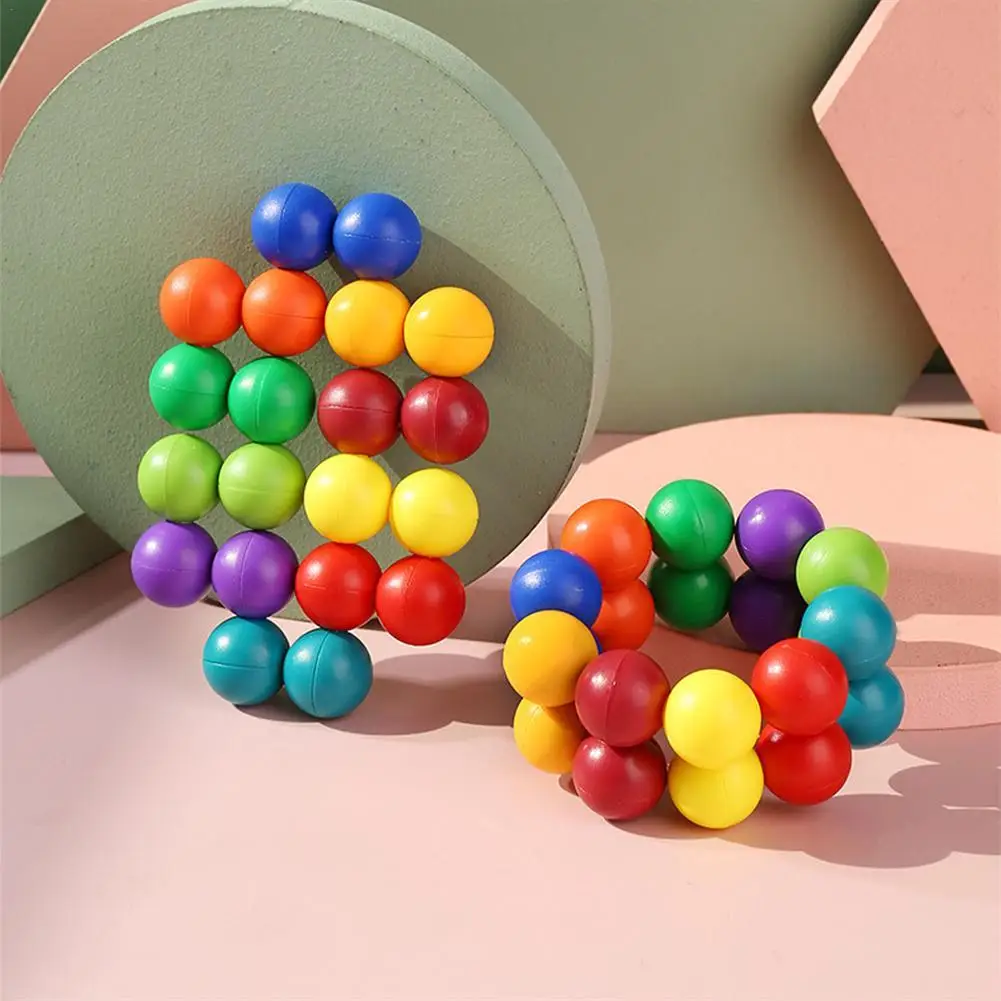 Игрушка-фиджет 3D головоломка шар бесконечный скрученный и превращенный гибкий Jionts стресс искусственная скульптура игрушки умное развитие