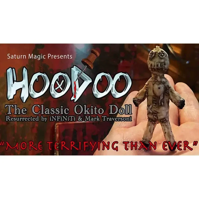 HOODOO-кукла Вуду с привидениями (уловки) от iNFiNiTi, тема Хэллоуина, ментализм, фокусы, иллюзии, предсказание, реквизит для начинающих