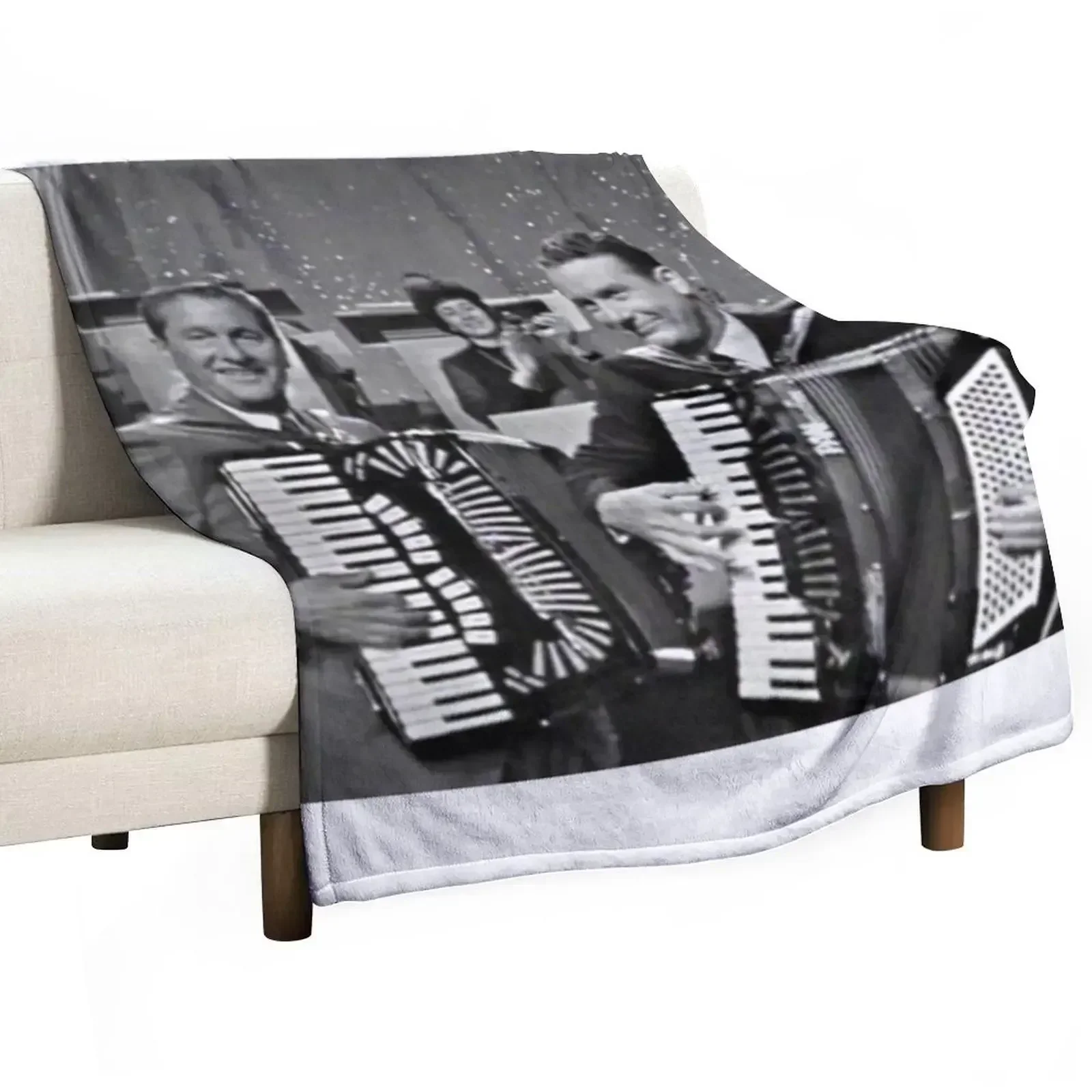 Одеяло Lawrence Welk & Myron Floren, постельное белье, термобелье для путешествий, декоративный диван, рождественские подарки, одеяла