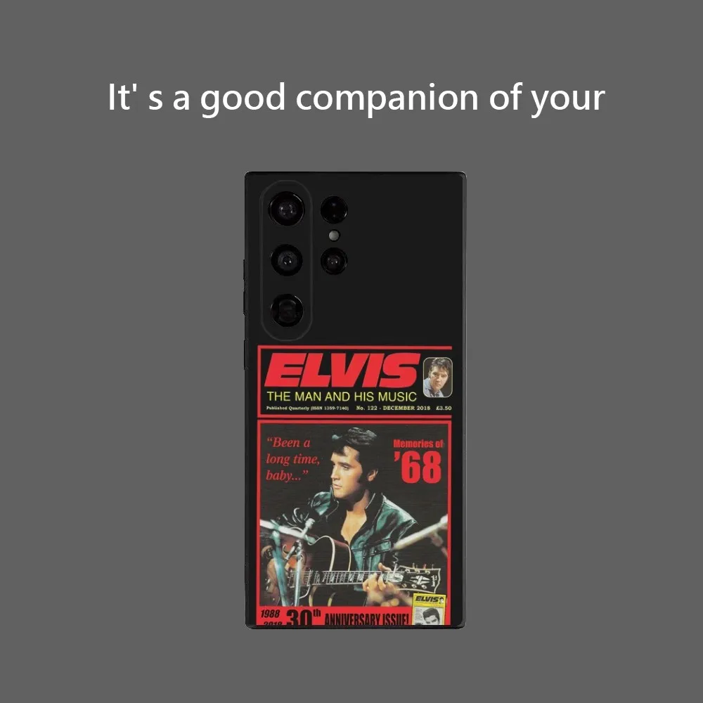 Фото Чехол для телефона E-Elvis P-Presley для Samsung Galaxy S25 Ultra S22 S23 S24 Ultra S21 S20 5G Защитный мягкий силиконовый чехол из ТПУ №2