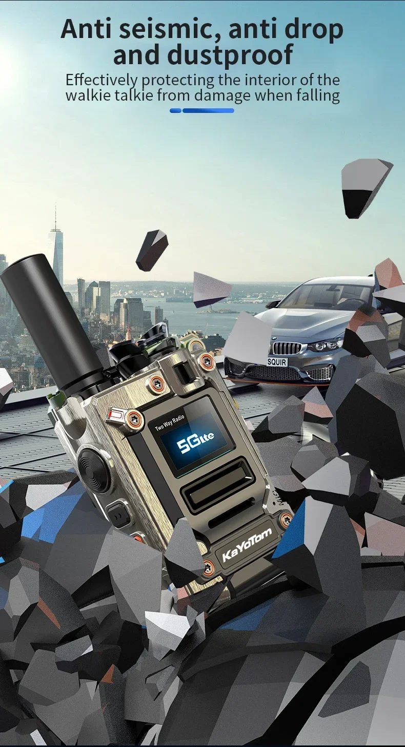 Фото KaYoTom M08 рация 5000 км дальняя связь 4g LTE POC сетевое радио SIM-карта рация wo way radio №4