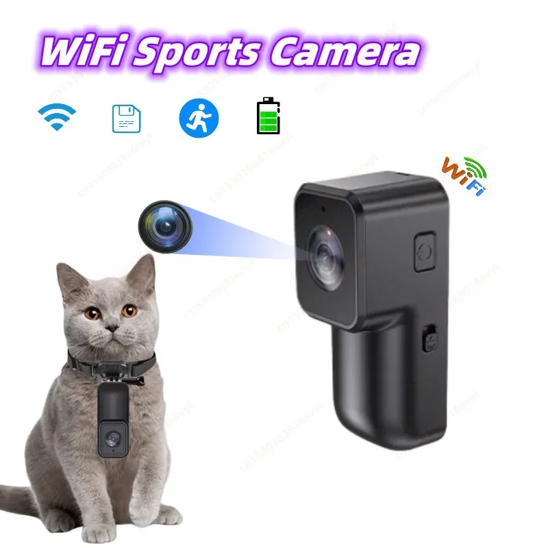 Портативная Экшн-камера 1080P HD с поддержкой Wi-Fi и пультом ДУ