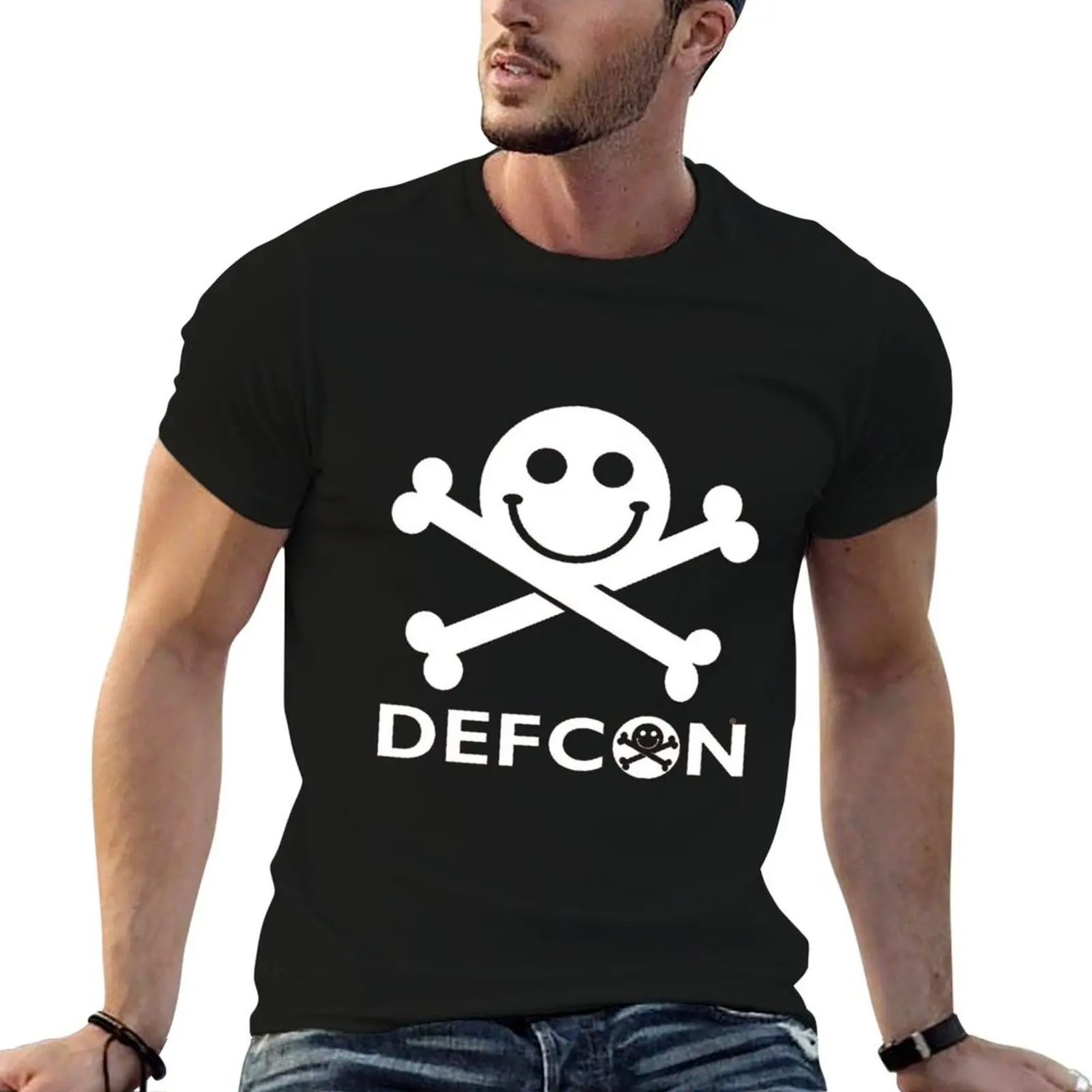 Футболка Defcon, мужские хлопковые мягкие мужские футболки, хлопковая футболка