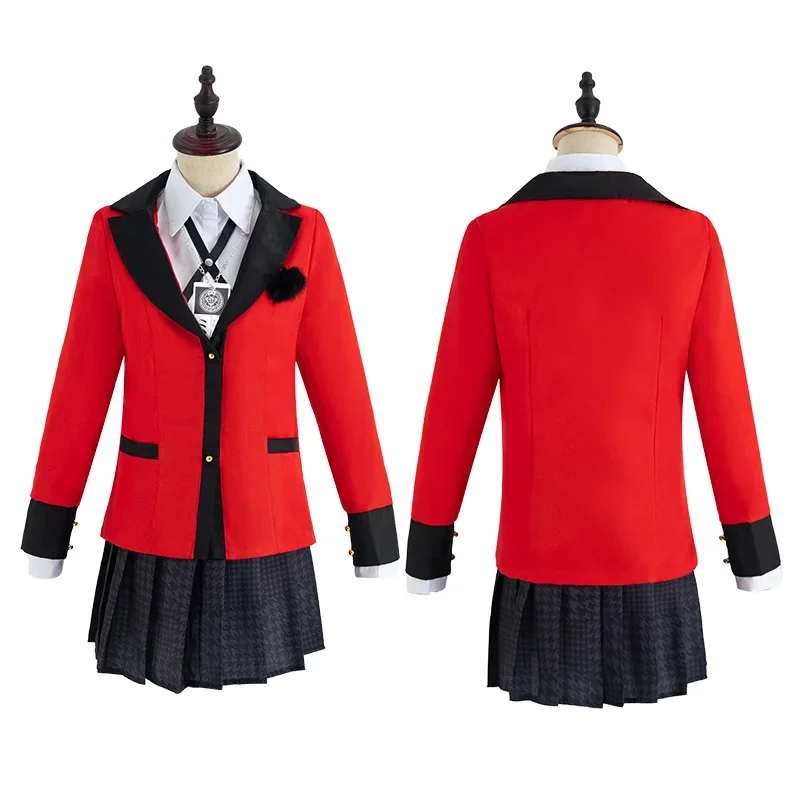 Фото Disfraces de Anime Kakegurui Jabami Yumeko, pelucas de jugador compulsive, disfraces de fiesta de Halloween para mujer №4