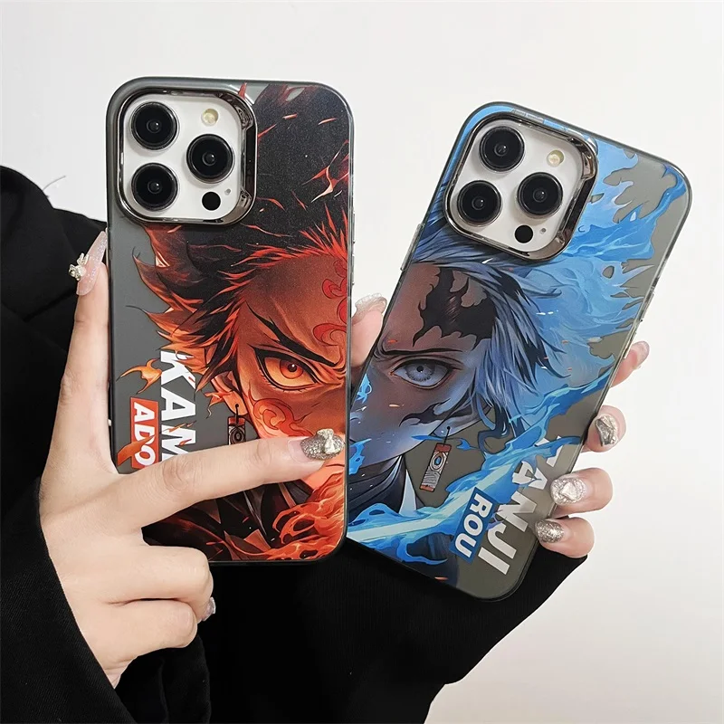 Чехол для IPhone 11/12/13/14/15 Pro Max, роскошный чехол-накладка с рисунком из японского аниме «рассекающий демонов», с мультяшным принтом киметасу, без яибы