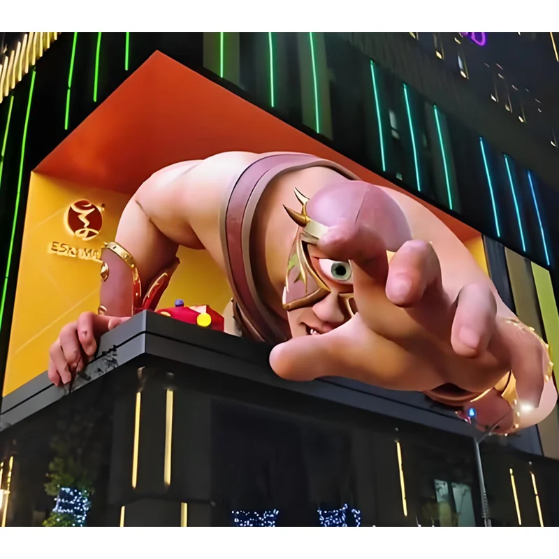 BOTAI P6 Pantalla водонепроницаемый наружный строительный коммерческий рекламный 3d экран, фронтальное обслуживание, невооруженным глазом, 3d светодиодный дисплей