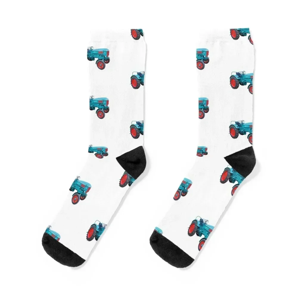 Классический трактор - дизайнерские носки Hanomag Socks, незаменимые зимние термовелосипедные мужские носки, женские