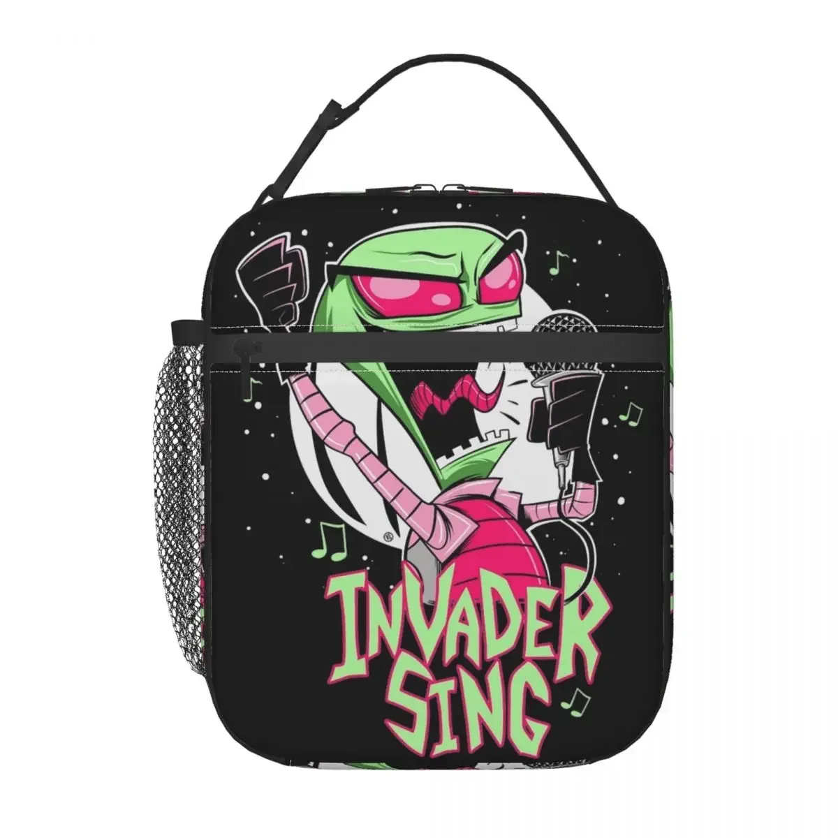Фото Invader Zim Sing Изолированные сумки для обеда Термальный контейнер для обеда Большая сумка для обеда Сумки для хранения еды Пляжный пикник №3