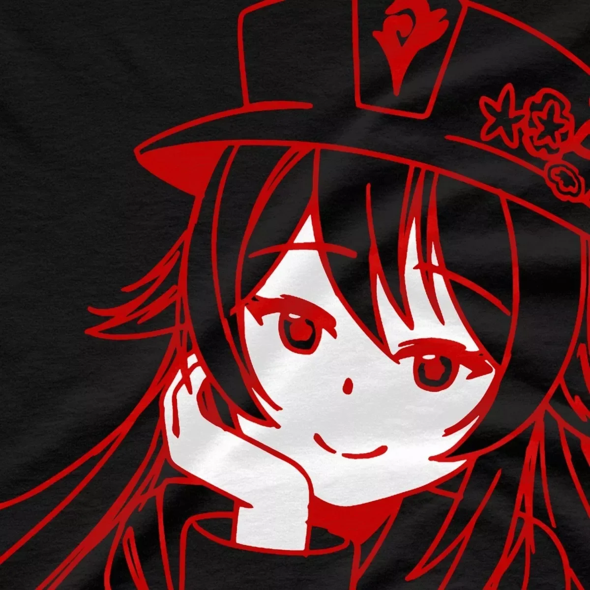 Playera аниме Genshin Impact Hu Tao Lineas Rojas (art.: 3920c8394b27c) - 3920c8394b27c