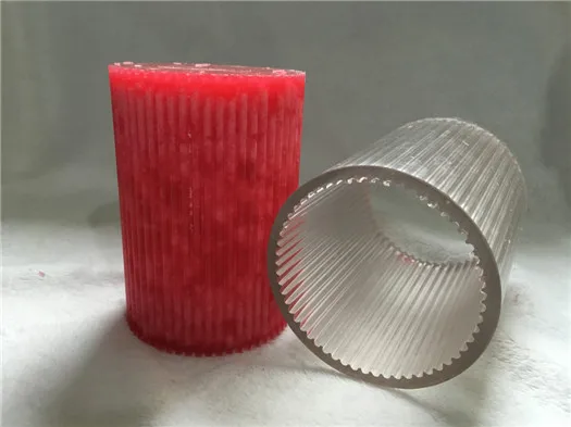 DIY RRound зубчатая полоска с диаметром 6 см, модель свечи для изготовления свечей, устойчивая к высоким температурам форма для свечей для DIY