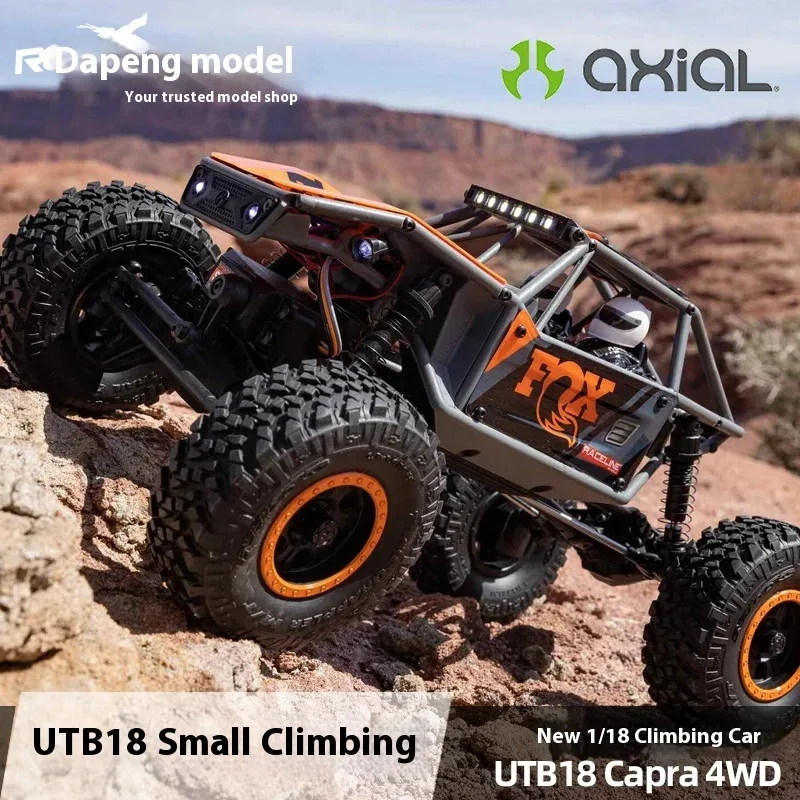 Осевой новый V2 Little Goat 1/18 имитация масштаба альпинистский автомобиль Utb18 Capra 4wd Unlimited Trail металлическая коробка передач, готовая к игре