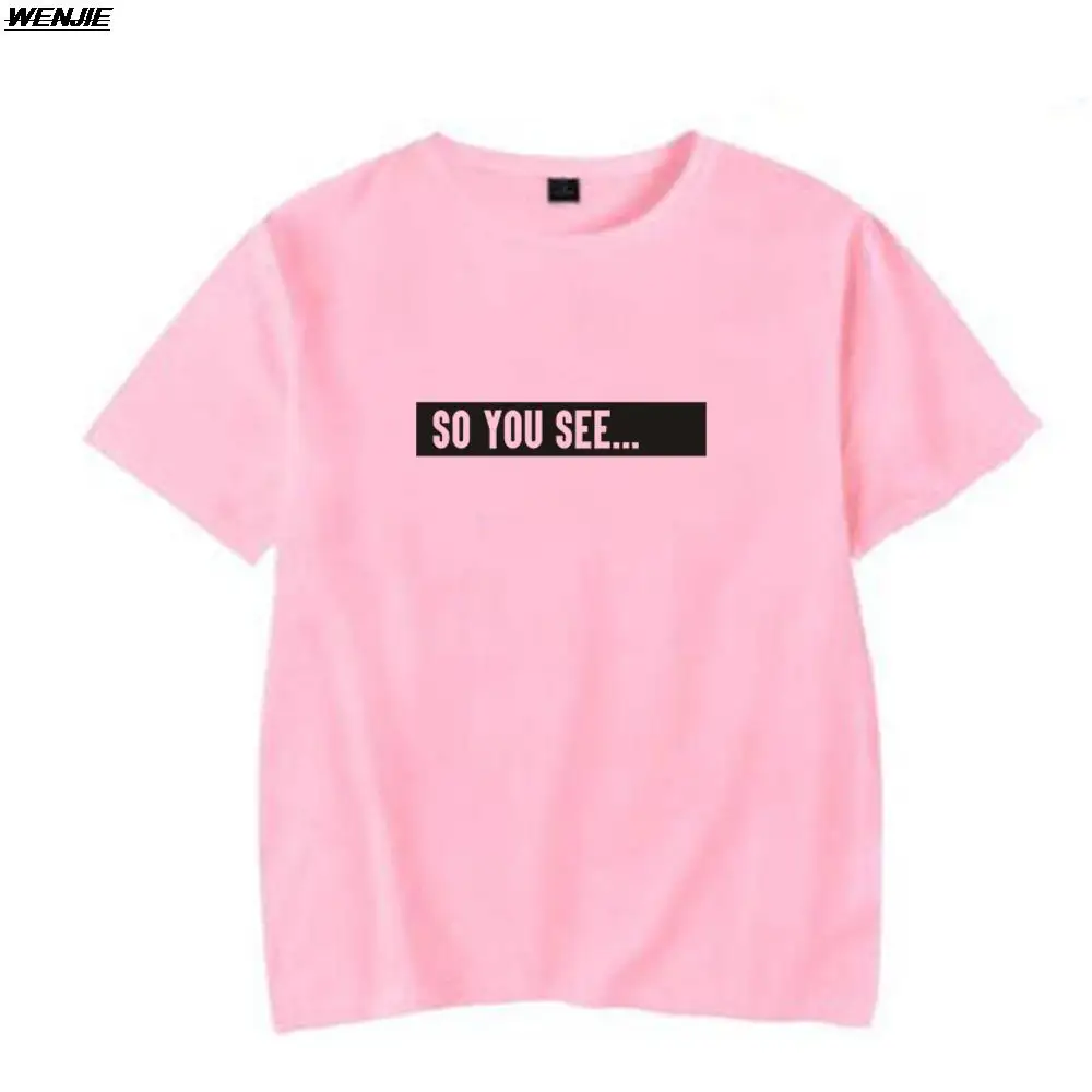 Фото Футболка So You See Dhar Mann Merch с круглым вырезом, летняя женская и мужская футболка с короткими рукавами, уличная одежда в стиле Харадзюку, кавайная детская одежда №2