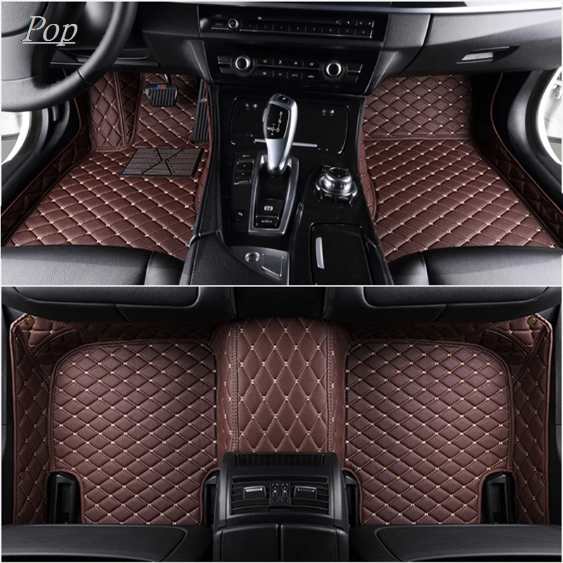 Автомобильные коврики для Toyota Sienna (семь сидений) 2005, 2006, 2007, 2008, индивидуальные автомобильные подкладки для ног, искусственная Обложка, коврик для багажника (art.: 3920c9ca1dee0) - 3920c9ca1dee0