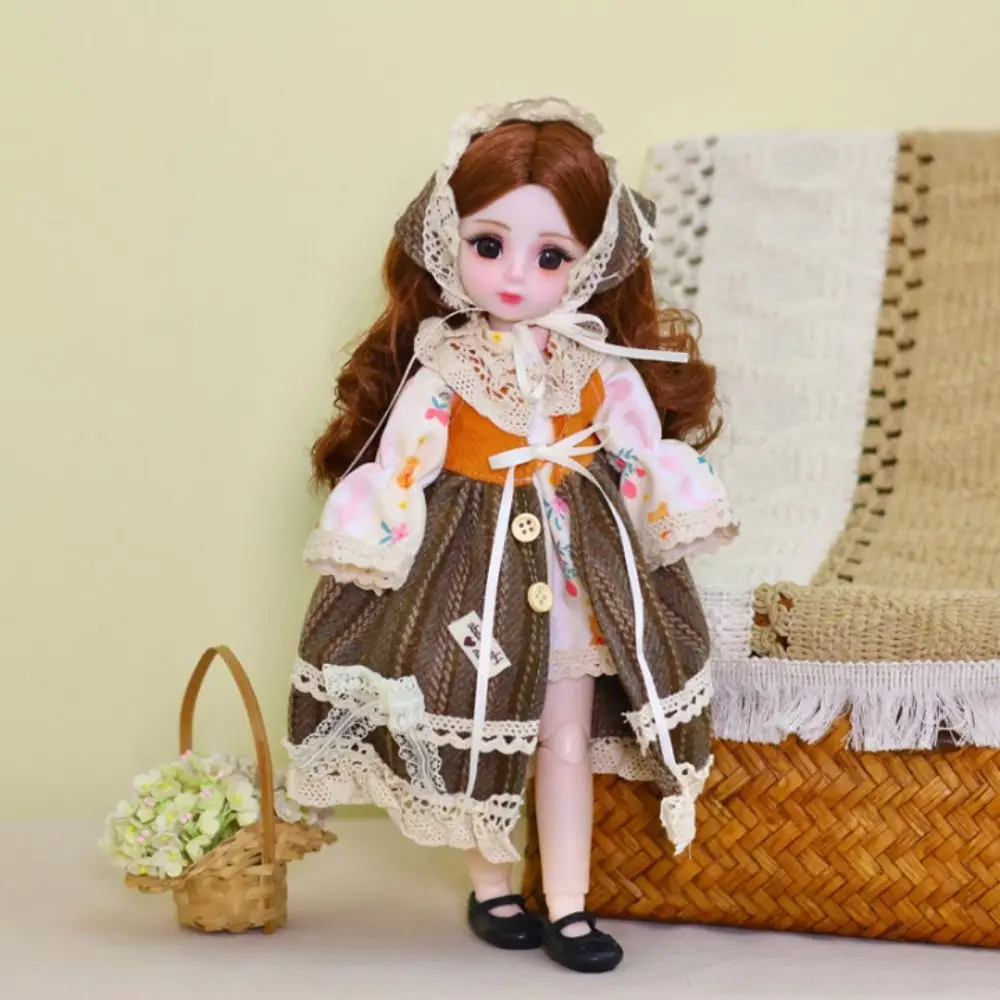 1/6 SD 30 см Bjd Doll с одеждой Привлекательные глаза с париком Макияж Принцесса Одеваются BJD Куклы Длинные волосы Элегантный