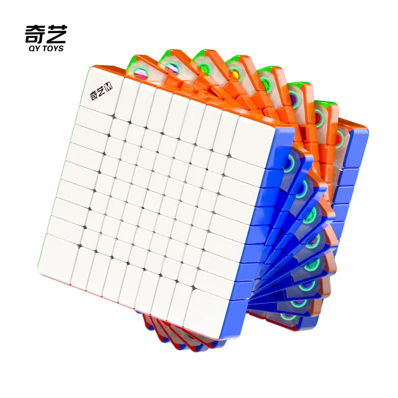 [JudyCube] Qiyi 8x8 9x9 10x10 Magic Speed Cube Высокоуровневый набор игрушек-непоседа без наклеек для тренировки мозга Puzzle Cubo Magico (art.: 3920ce1b55240) - 3920ce1b55240