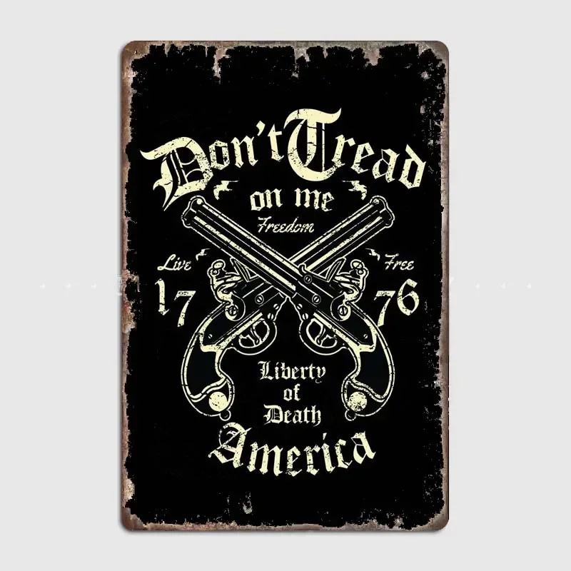 Винтажные металлические пистолеты Liberty Of Death, жестяные знаки для украшения стен, идеальный выбор для любителей сериала оружия