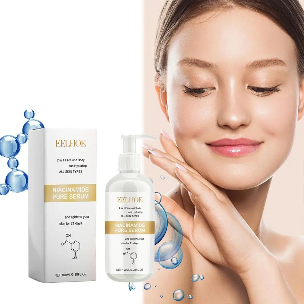 Фото Отбеливающая сыворотка Niacinamide, увлажняющая сыворотка для линий и морщин, снижает уход, уменьшает вероятность сокращения морщин и акне, Фит B5t8 №5