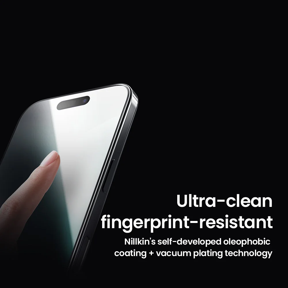 Для iPhone 17 Pro Max/17 Air Nillkin Чехол из закаленного стекла CP + Pro 2.5D 9H Ультра-прозрачный полноэкранный защитный чехол для iPhone 17