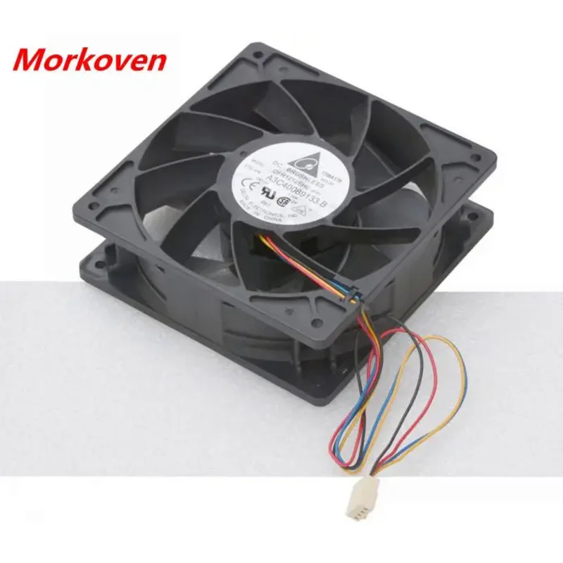 ДЛЯ Delta QFR1212GHE PWM 4P 12 В 2,7A 12038 12 см вентилятор охлаждения сервера 74Y5220 120*120*38 мм для кулера Bitcoin Miner 6000 об/мин