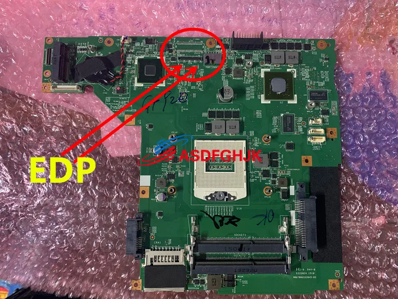 MS-16GD1 REV 1,1 для MSI MS-16GD GP60 материнская плата для ноутбука с видеокартой EDP LED CABLE 100% tesed ok