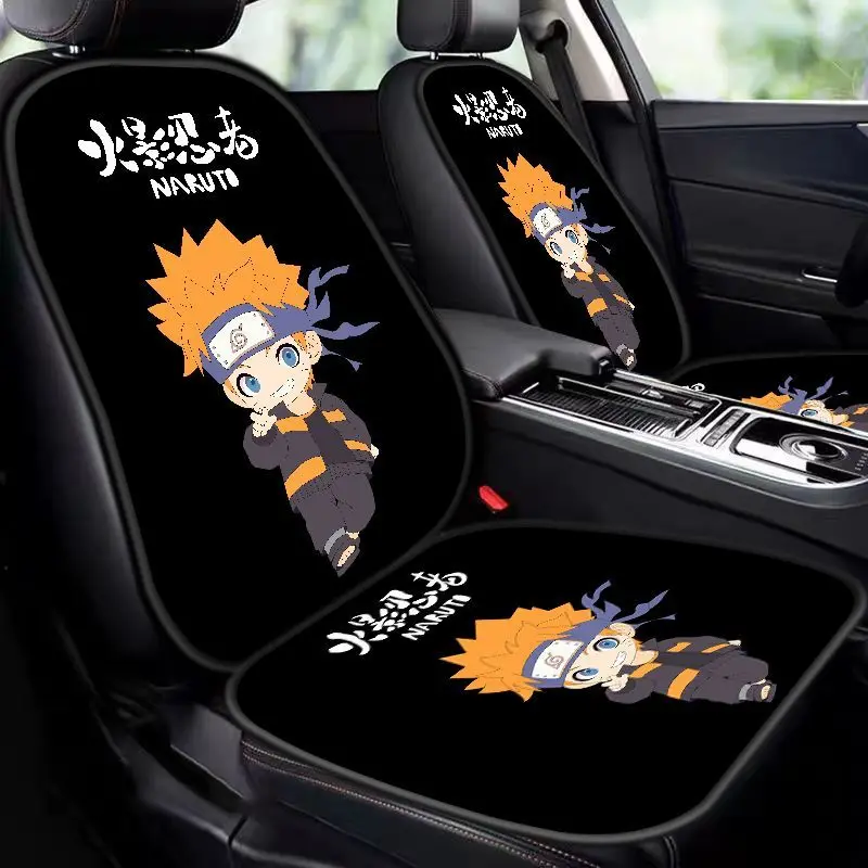 Подушка для автомобильного сиденья Naruto, защитная подушка для сиденья, противоскользящий дышащий чехол для сиденья, мультяшные Uzumaki Naruto, автозапчасти, подарочная подушка для сиденья