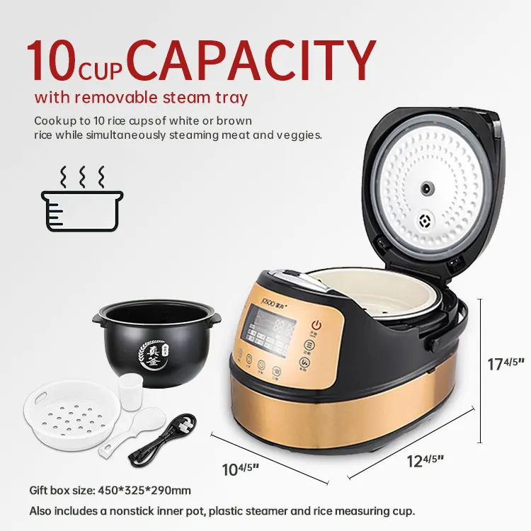 Фото Для кухонной техники Corokey мультиварка Alat Dapur 5л рисоварка с низким содержанием сахара электрическая антипригарная посуда набор бытовой OEM №5