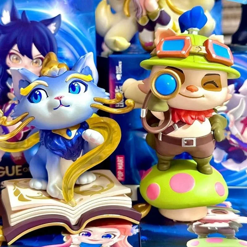 Фото Lol оригинальная Лига Легенд Mart Классическая серия персонажей Jinx Аниме Фигурка модель игрушка кукла подарок экшн Q-версия фигурки подарки №4