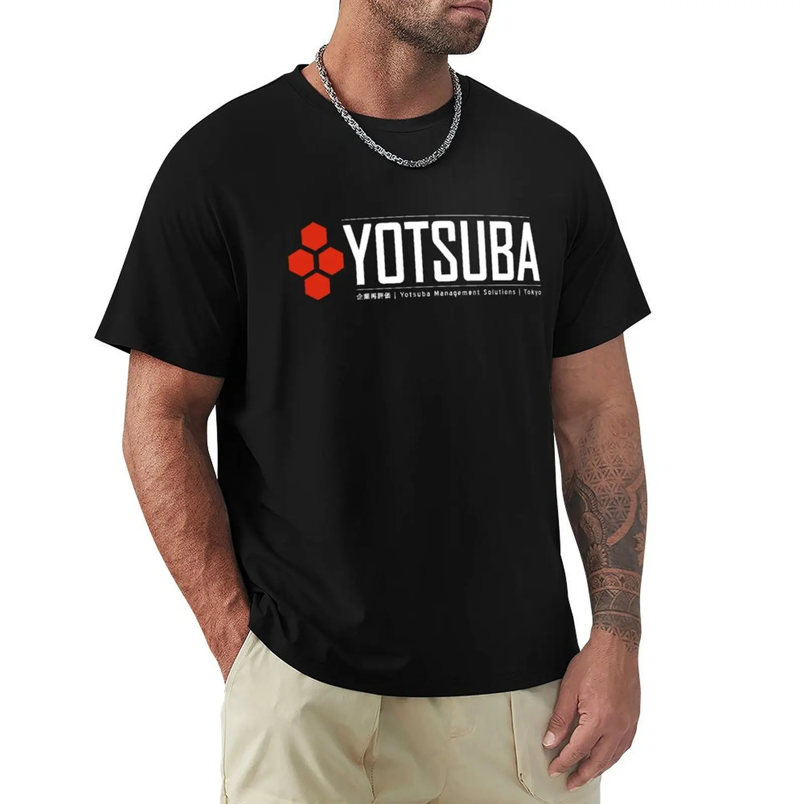 Футболка Yotsuba Group, летние топы, дизайнерские рубашки, футболки большого размера, мужская футболка с рисунком аниме