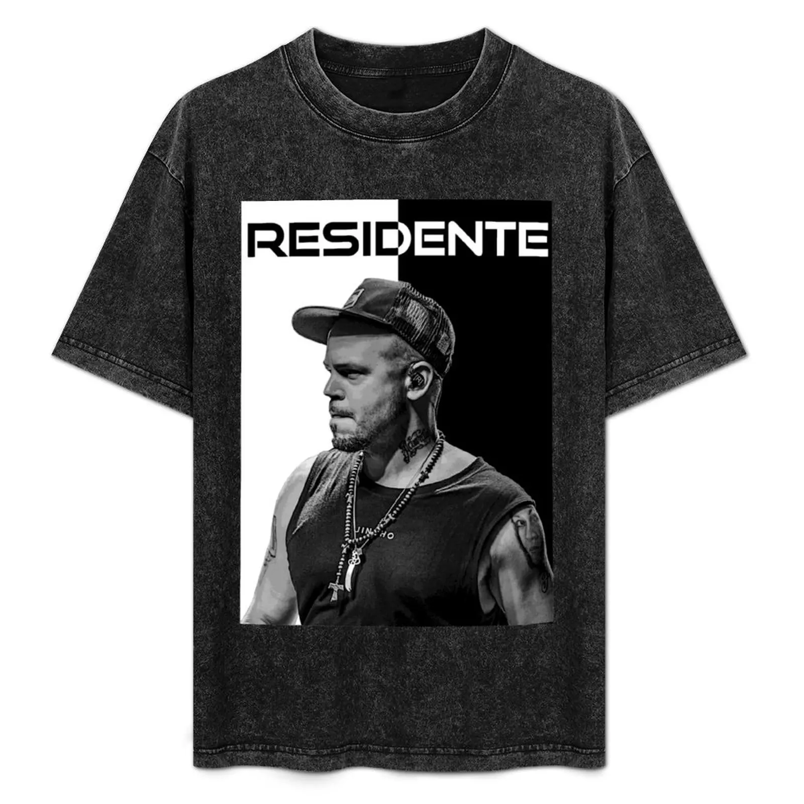 Residente calle 13, футболка для спортивных болельщиков, футболки большого размера, мужские забавные рубашки в стиле аниме, хлопковые мужские футболки с рисунком, пакет