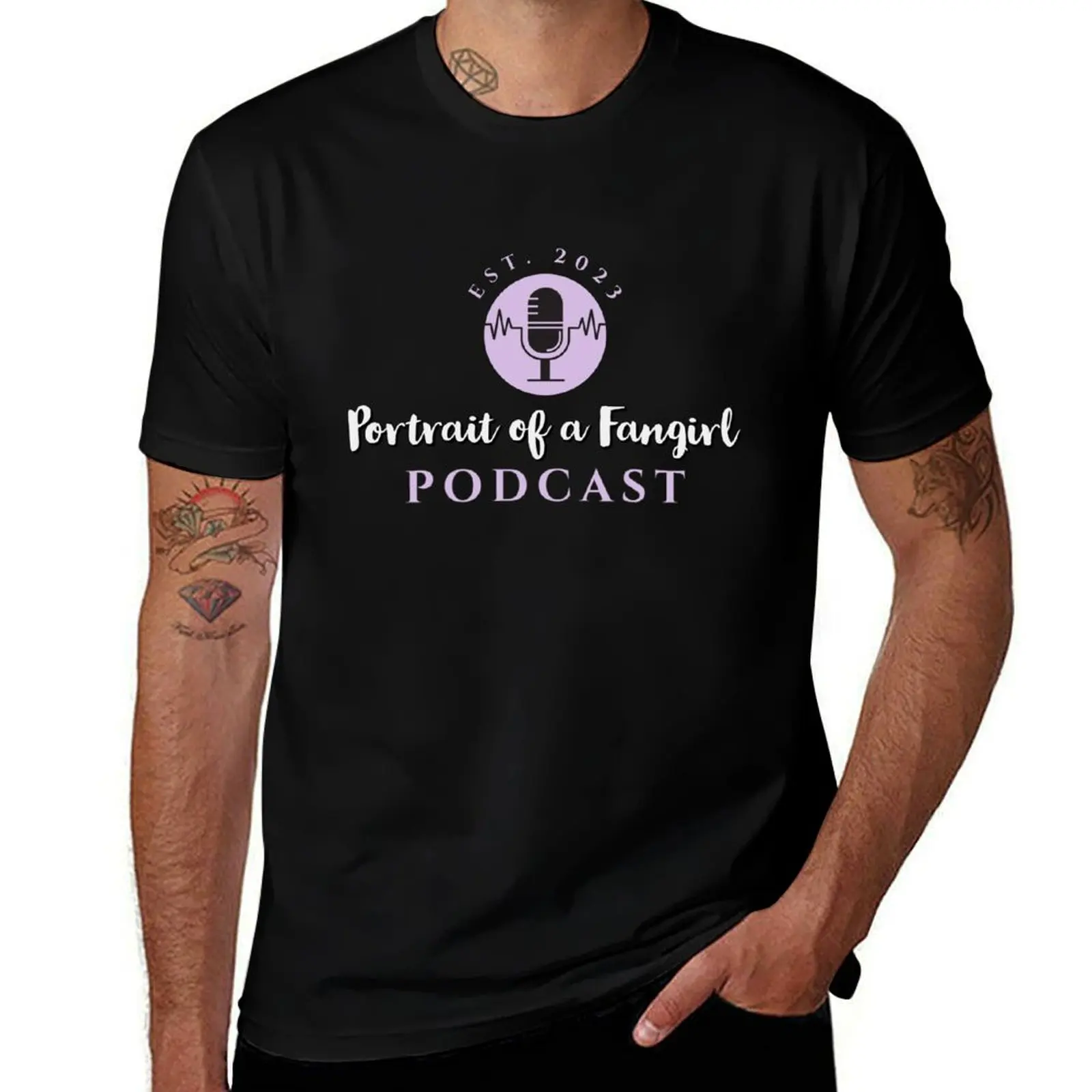 Футболка с портретом Fangirl Podcast, одежда на день Святого Валентина, мужские футболки с рисунком