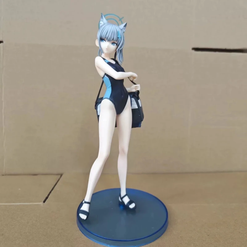 Милая фигурка Shiroko Blue Archive, купальник для девочек Sunaookami Shiroko, фигурки, сексуальная аниме-модель, ПВХ, украшение для рабочего стола, игрушки
