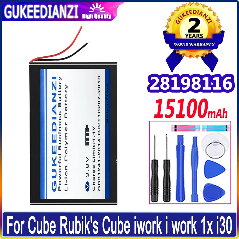 Новая батарея 28198116 15100 мАч для кубика Рубика для кубика iwork i work 1x i30 Высококачественный аккумулятор для ноутбука
