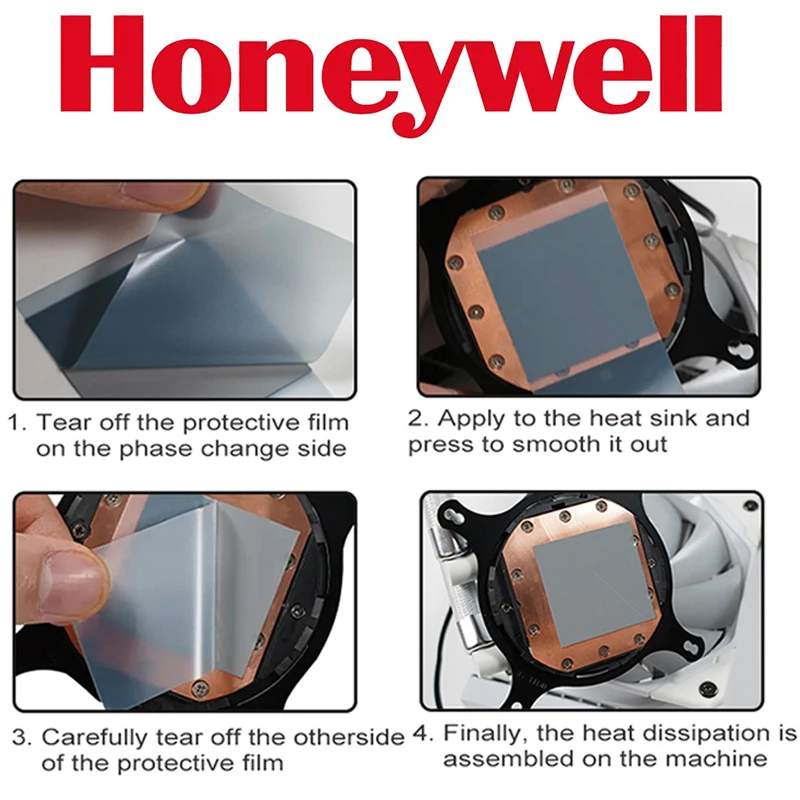 Honeywell PTM7950 8,5 Вт 0,2 0,25 мм силиконовый лист сменной фазой для ноутбука, процессор, термопроводящая паста, пластырь (art.: 3920cd5b6725d) - 3920cd5b6725d