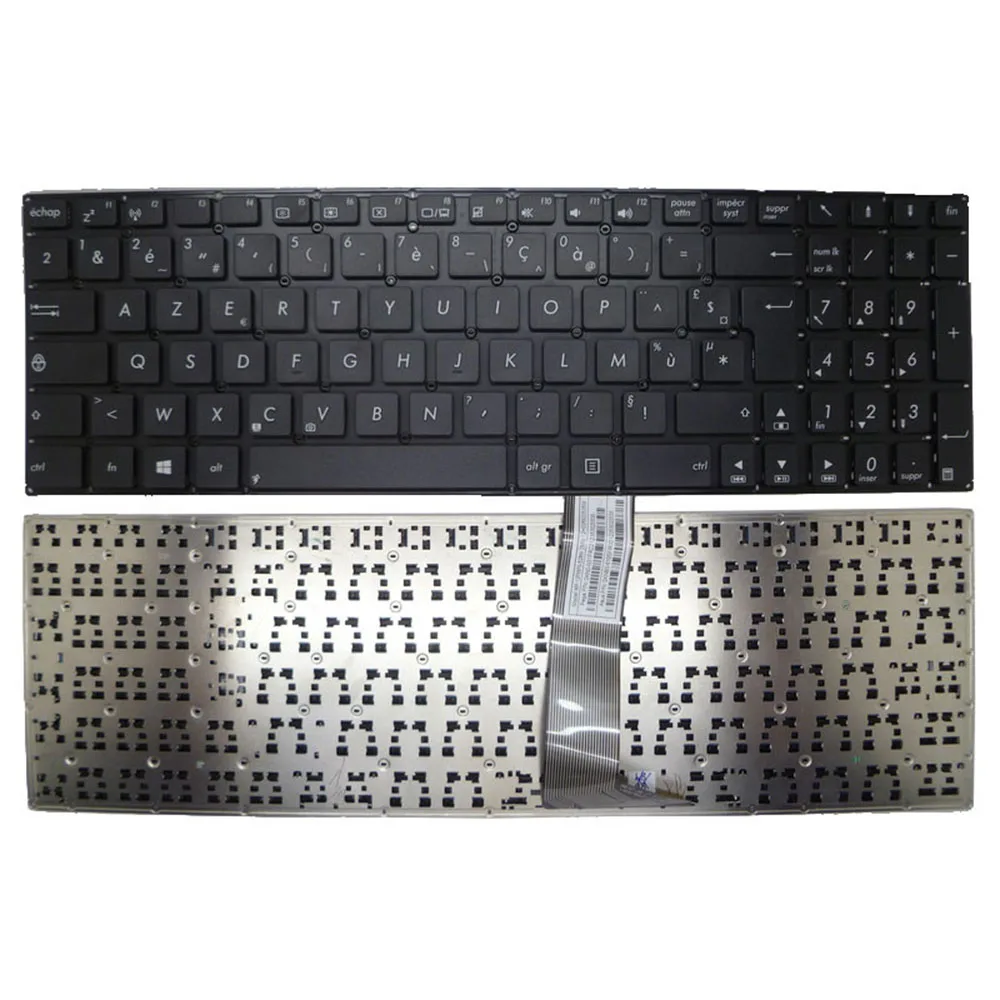 Клавиатура для ноутбука ASUS K56 K56C K56CB K56CM K56CA R505 R505C R505CA R505CB R505CM Черная без рамки FR\TR\UK\US