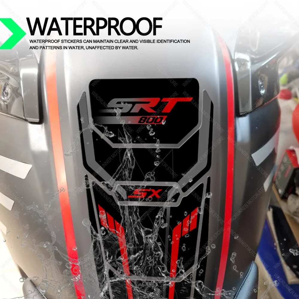 Фото ęp na akcesoria motocyklowe SRT 800 SX 2024, водонепроницаемая защитная наклейка, наклейка на бак, 3D защитная наклейка из эпоксидной смолы №5