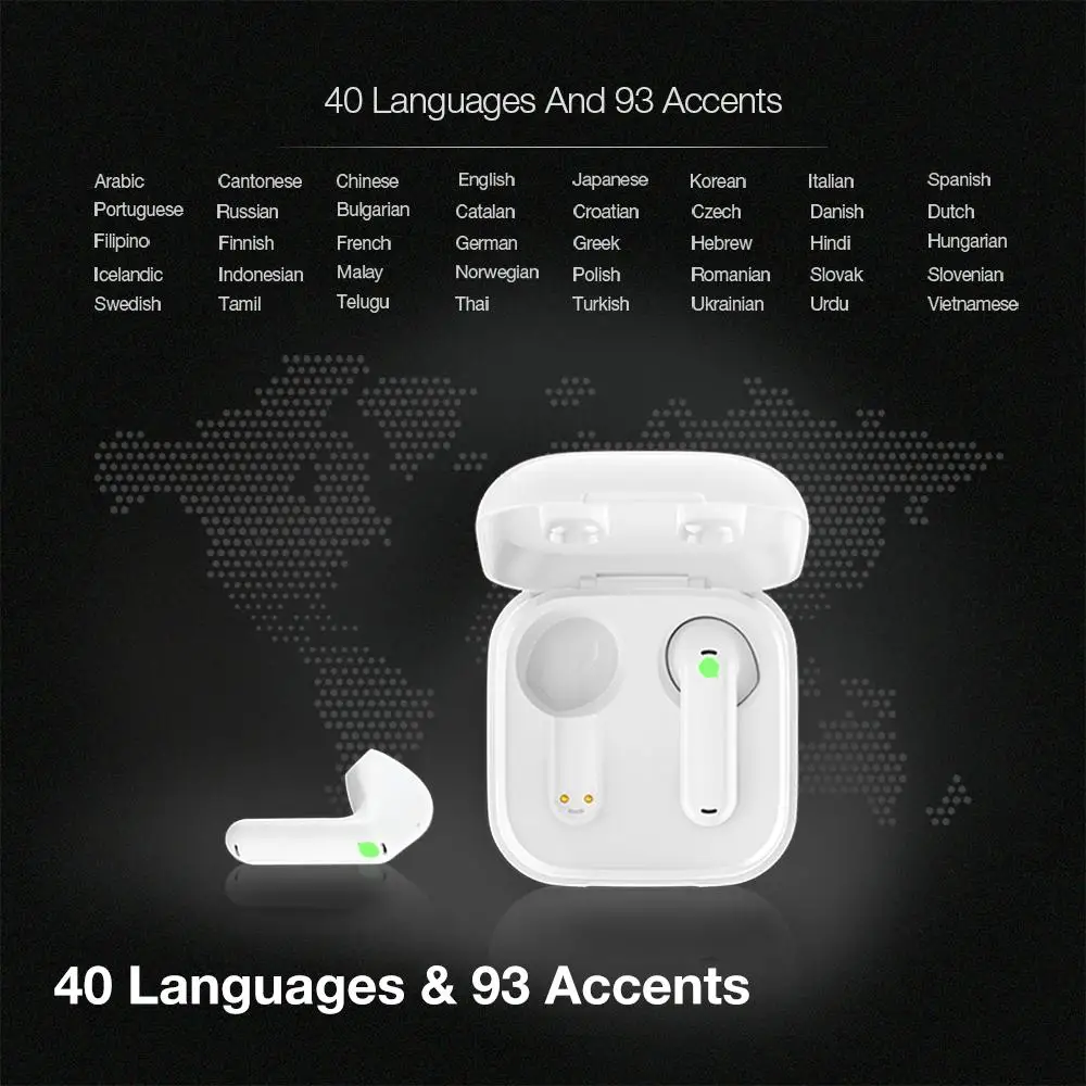 Фото Timekettle WT2 Edge Translator Наушники-вкладыши для синхронного перевода Наушники Смарт-переводчик Гарнитура Устройство Путешествия Наследование встреч №2