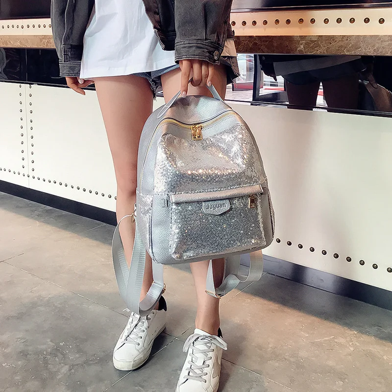 Фото Payet Kualitas Tinggi Pu Wanita Ransel Fashion Tas Sekolah Remaja Gadis Mahasiswa Wanita Mochila №4