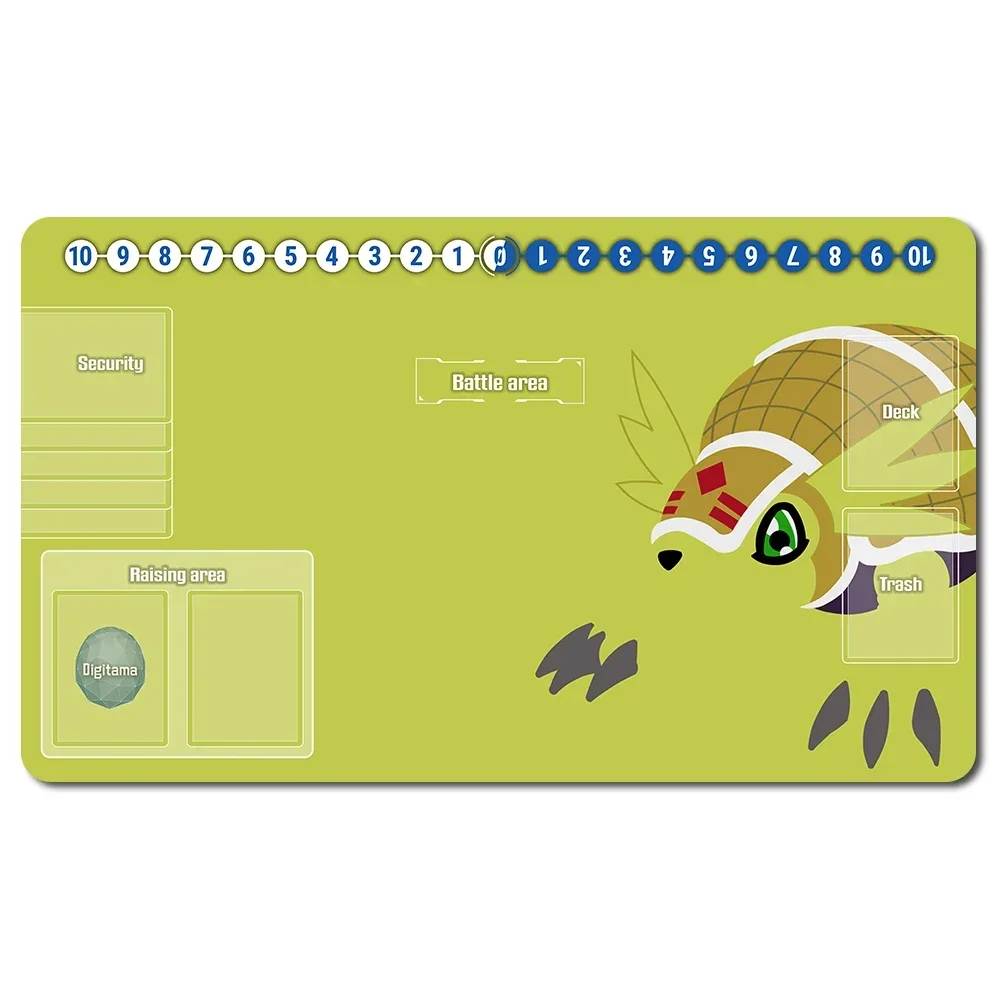 701866   - Коврик для настольной игры Digimon Playmat, размер 60X35 см, игровые коврики, совместимые с DTCG