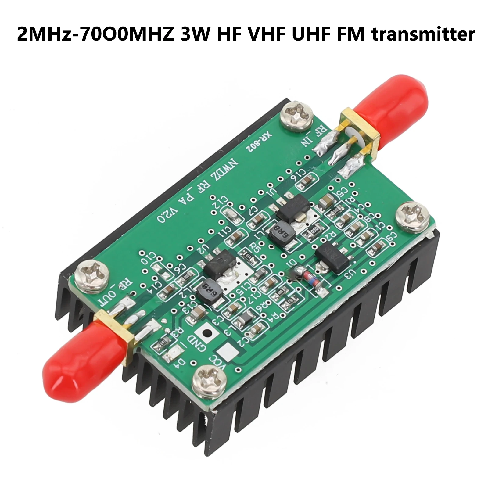 Новинка 2 МГц-700 МГц 3 Вт HF VHF UHF FM передатчик RF усилитель мощности Lifier подходит для любительского радио M передатчик Радио горячая распродажа