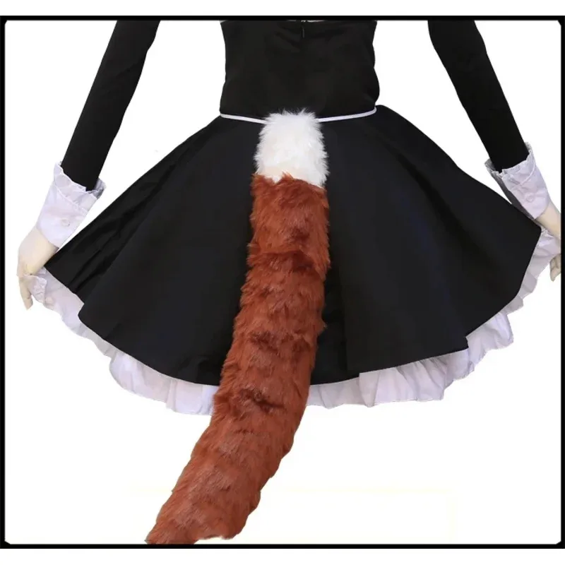Фото Grand Order Tamamo no Mae Косплей Костюм Горничная Платье Fate/EXTRA FGO Парик Хвост Уши Для Женщин Hollowee PH6700b; 4.f'7;j,3' №3