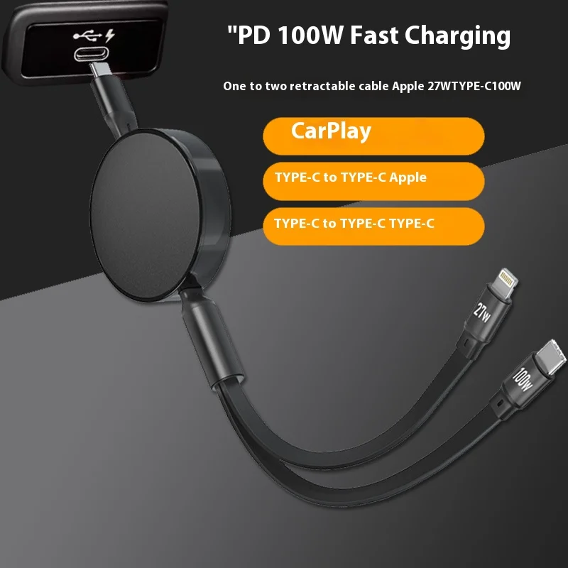 100 Вт 2 в 1 Xiaomi Usb Type C Кабель 6A 100 Вт Шнур быстрой зарядки Usbc To Usbc Turbo Charger Xioami 13 12 11 10S Poco F3 X3 Pro