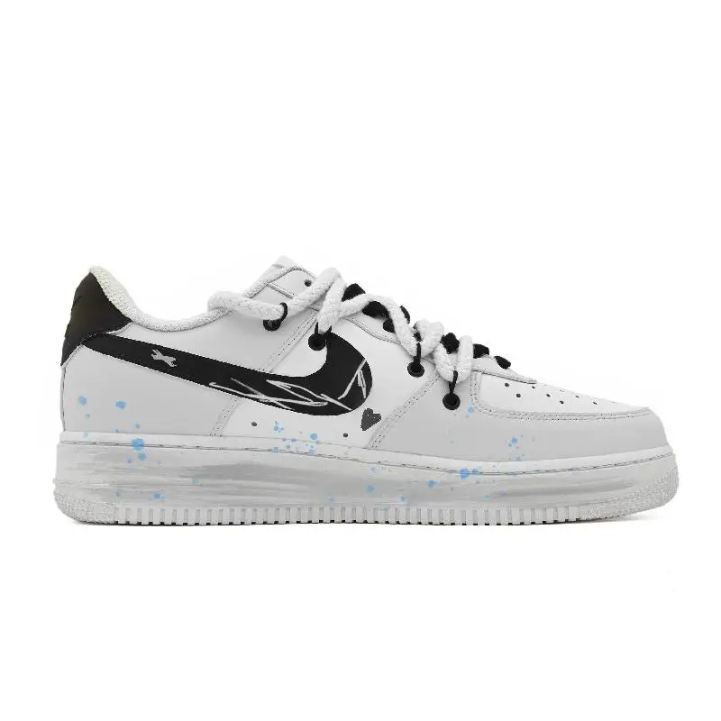 Фото 【Настроить】Nike Air Force 1 Обувь для скейтбординга Мужские кроссовки CW2288-111 №2