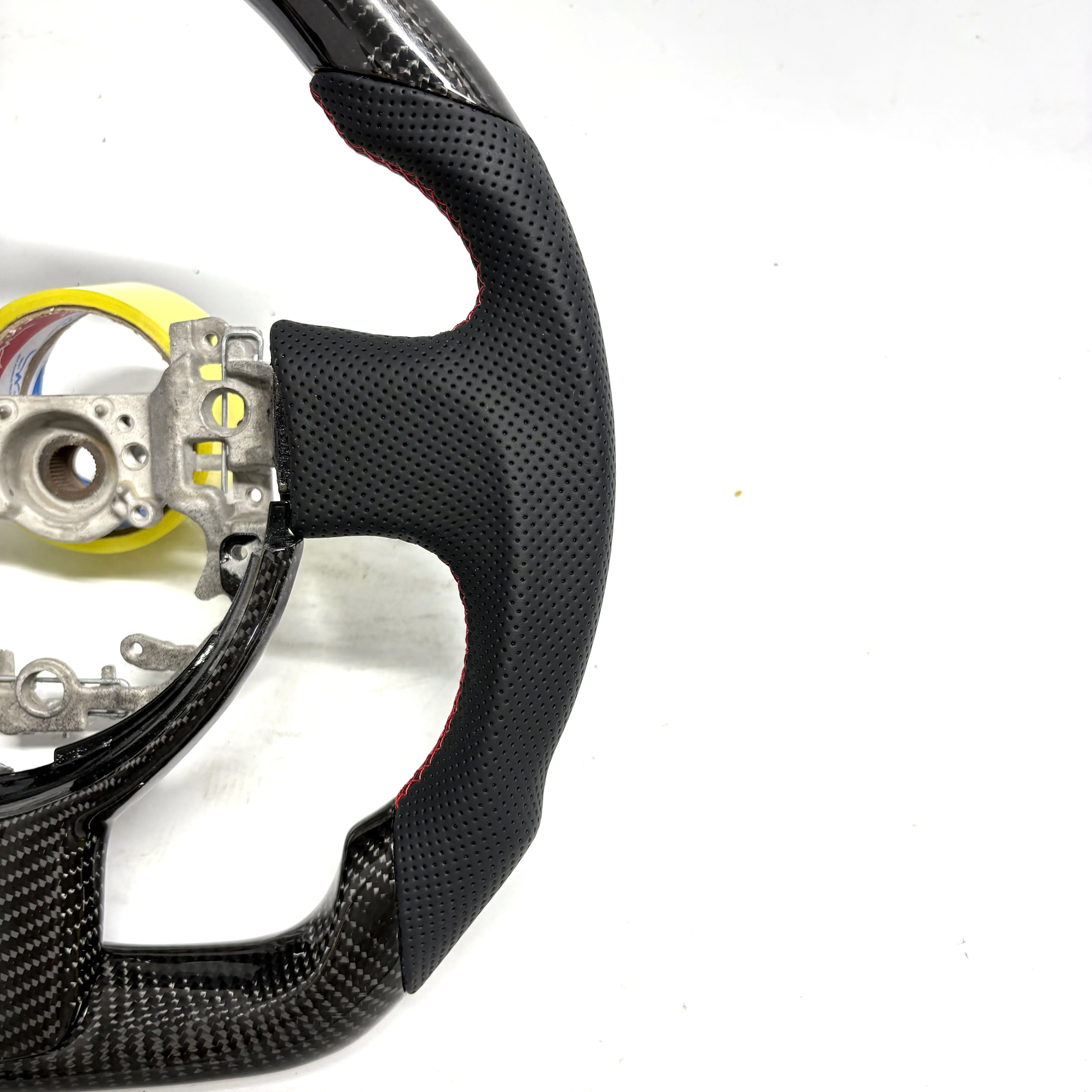 Фото Руль из углеродистой кожи для Toyota 86 Subaru BRZ 12-16 ZN6, автоаксессуар Performance №5