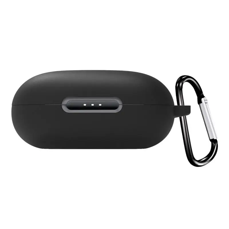 Фото Силиконовый защитный чехол для Anker Sound Core Space A40, беспроводные наушники с синими зубьями, пыленепроницаемый защитный чехол с крючком №2