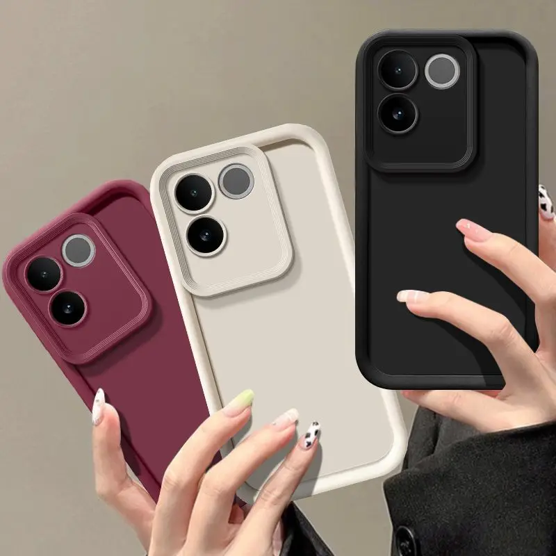 Для Vivo T2 Pro 5G Чехол Vivo T2 Pro 5G Чехол для телефона iQOO Z7 Pro 5G Матовая задняя крышка Защита кожи Противоударный чехол